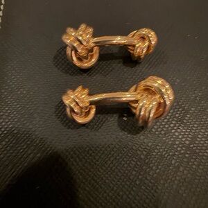 Vintage Tiffany Gold Knot cufflinks